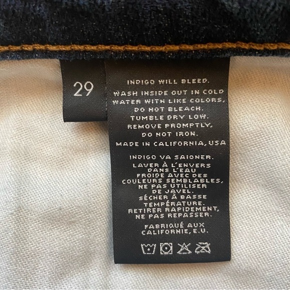 J Brand Skinny Leg Jeans in League Medium/Dark Wash Size 29 - Picture 8 of 11